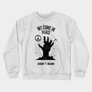 Zombie Peace Sign Crewneck Sweatshirt